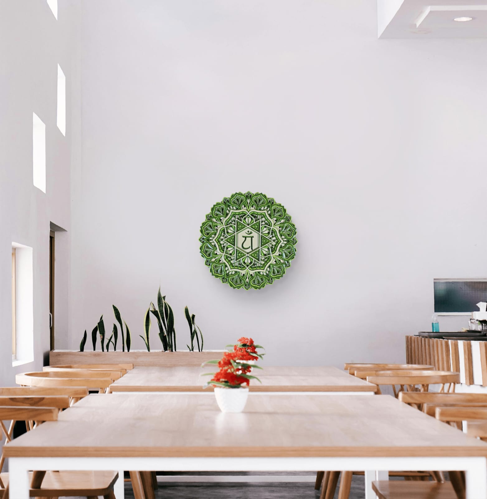Heart Chakra (Anahata) Mandala Wall Decor