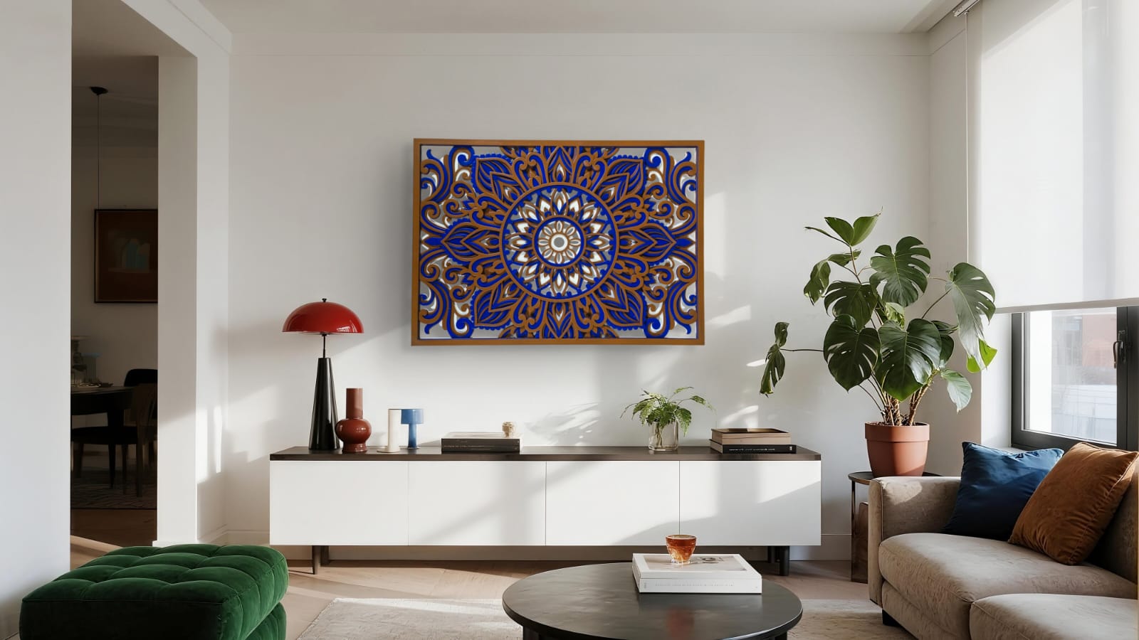 Neelambara Mandala Wall Art