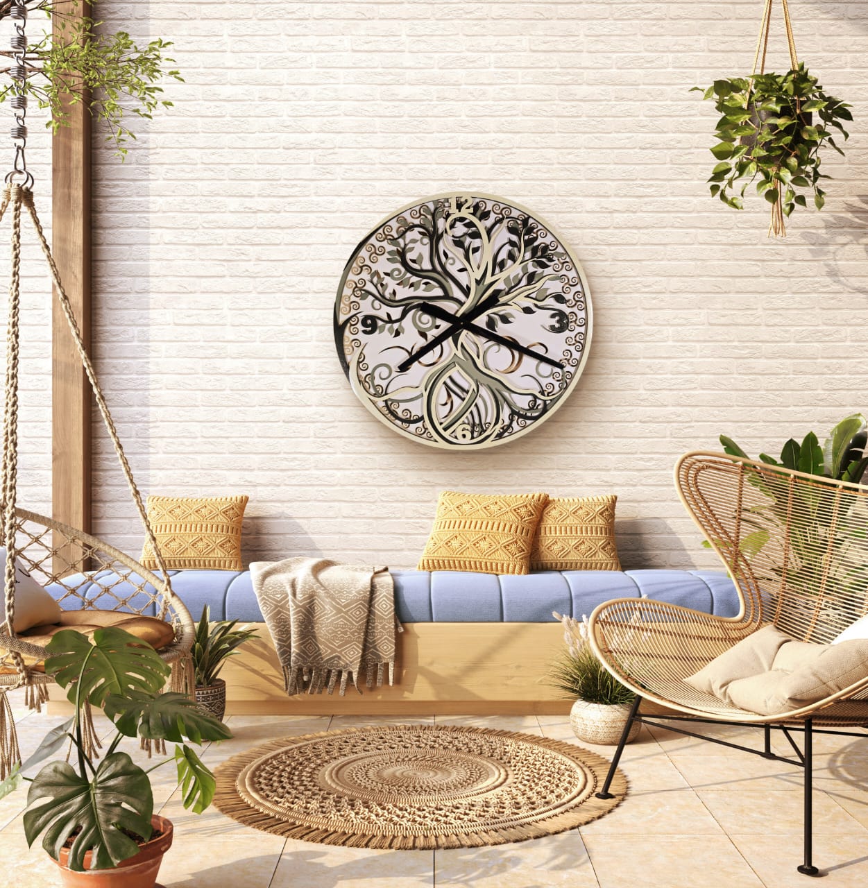 Eternal Tree of Life Wall Clock