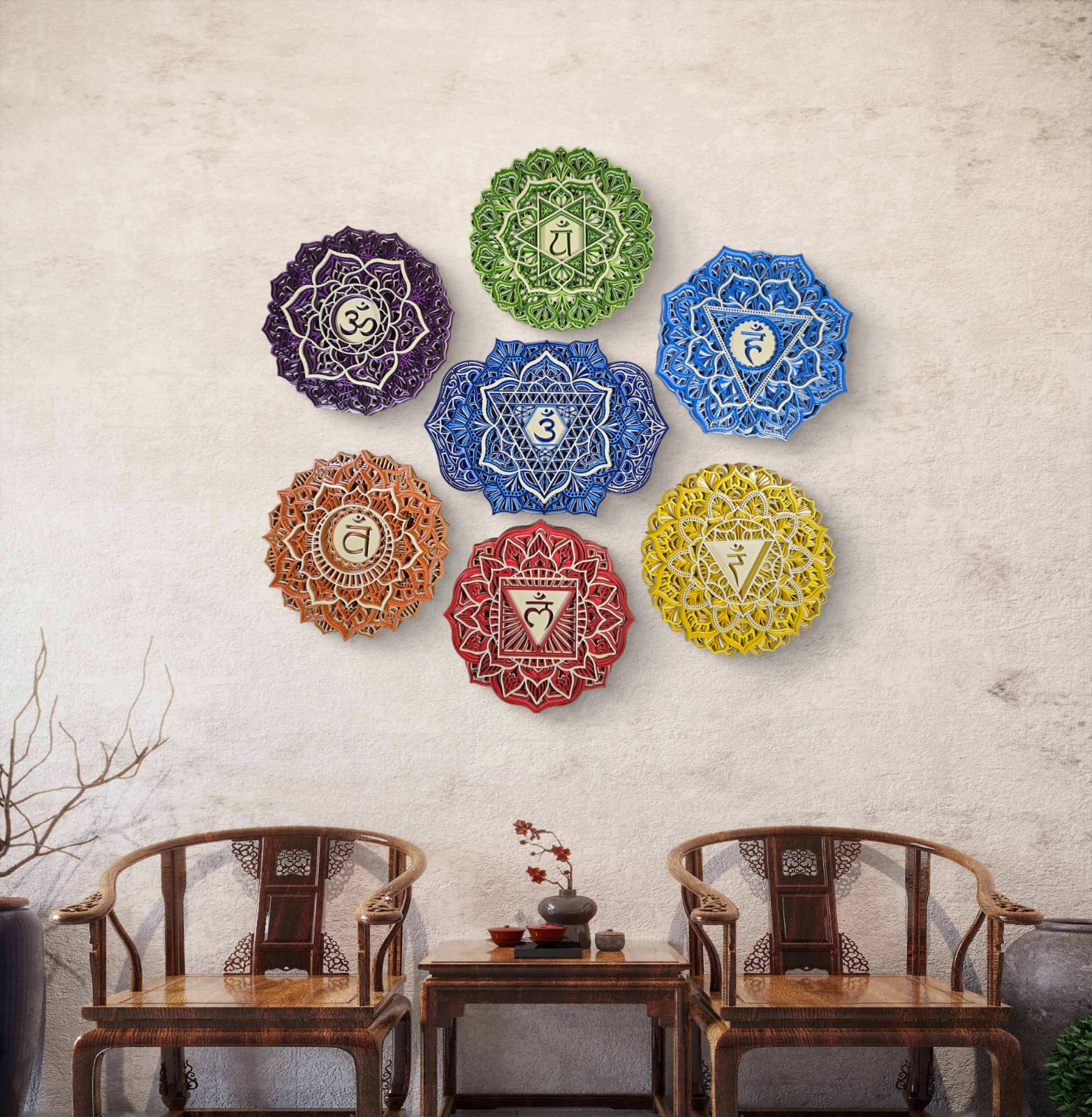 Spiritual Mandala Wall Art