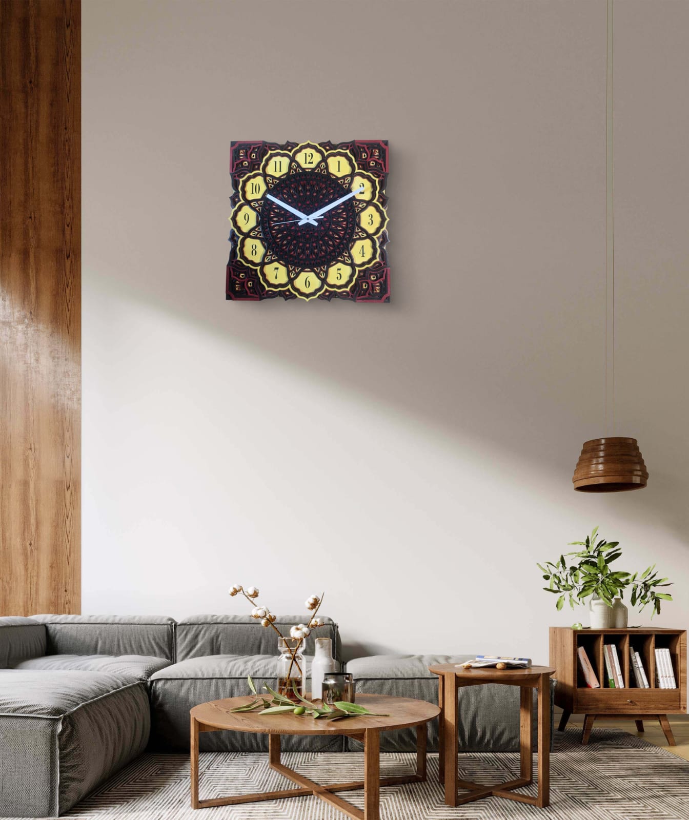 Eternal Mandala Wall Clock