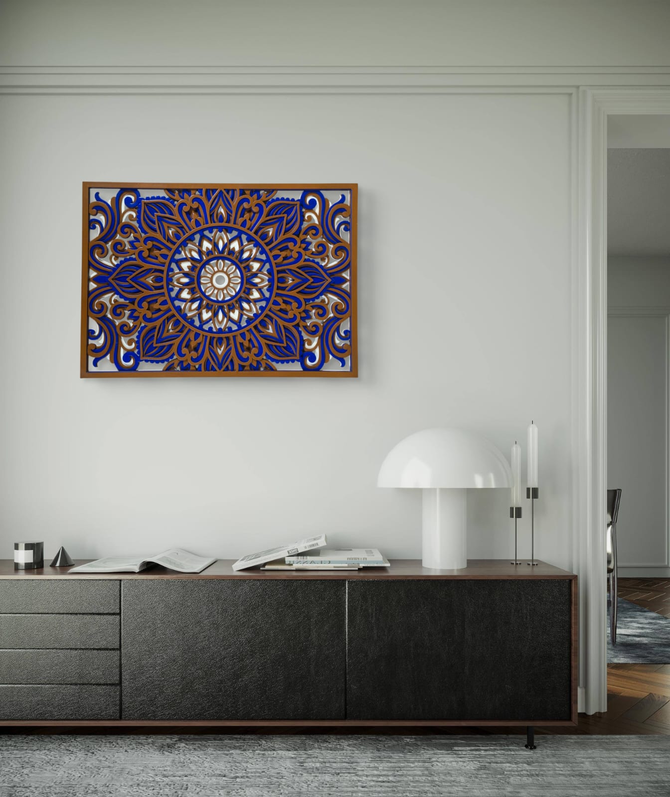 Neelambara Mandala Wall Art