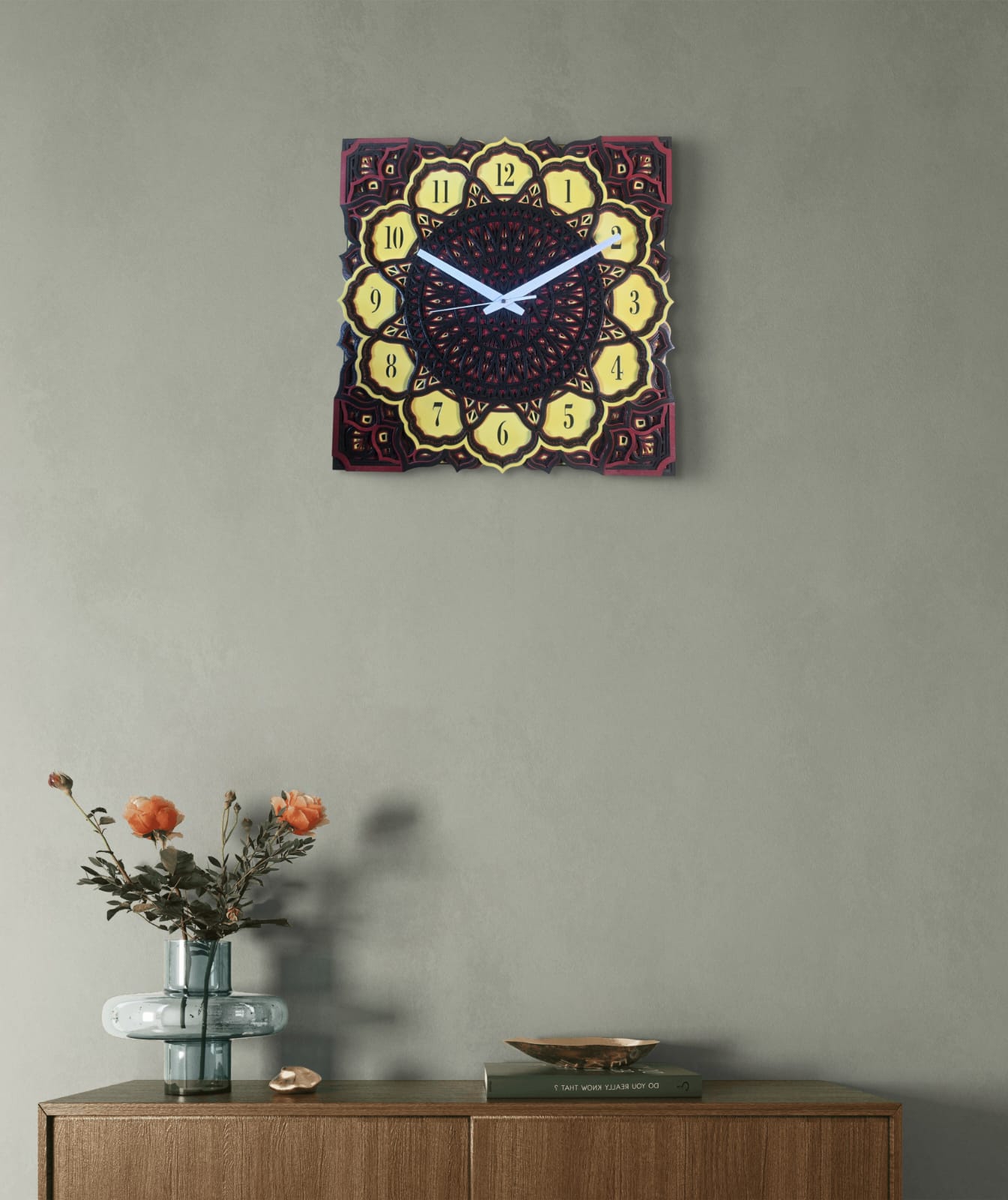 Eternal Mandala Wall Clock