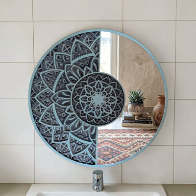 Eclipse Mandala Mirror Wall Art