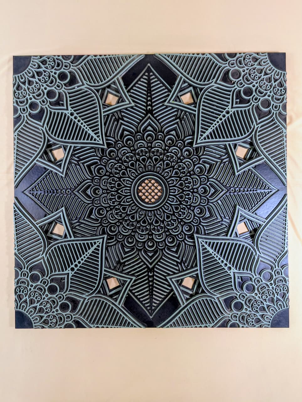 Zenith Lotus Mandala Wall Art