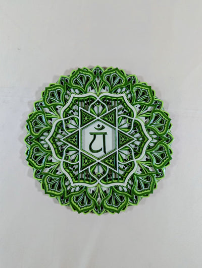 Heart Chakra (Anahata) Mandala Wall Decor
