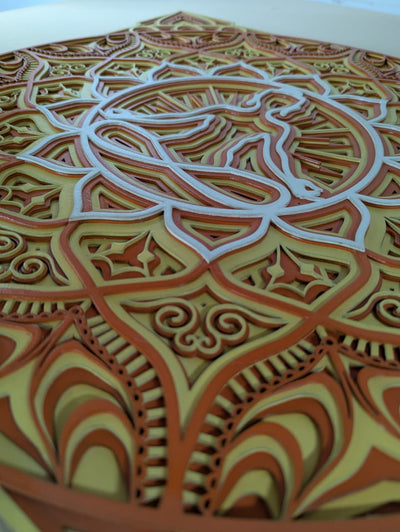 Solar Harmony Meditation Mandala